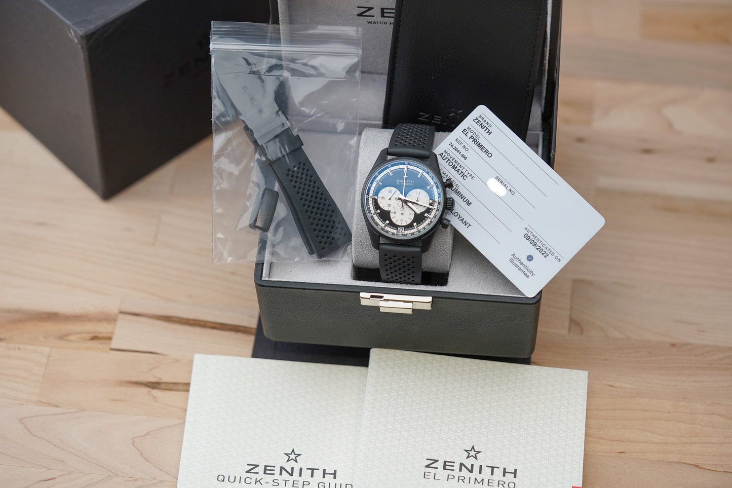 Deposit*Zenith Chronomaster El Primero 42 Aluminum Black 24.2041.400/21.R576