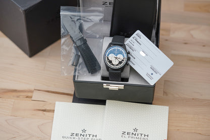 Deposit*Zenith Chronomaster El Primero 42 Aluminum Black 24.2041.400/21.R576