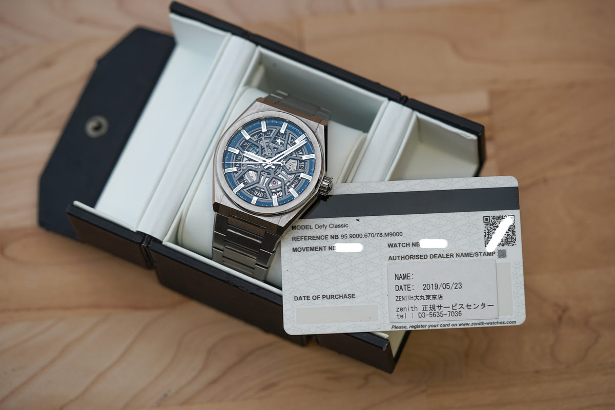 Zenith Defy Classic Skeleton 95.9000.670/78.M9000 Titanium