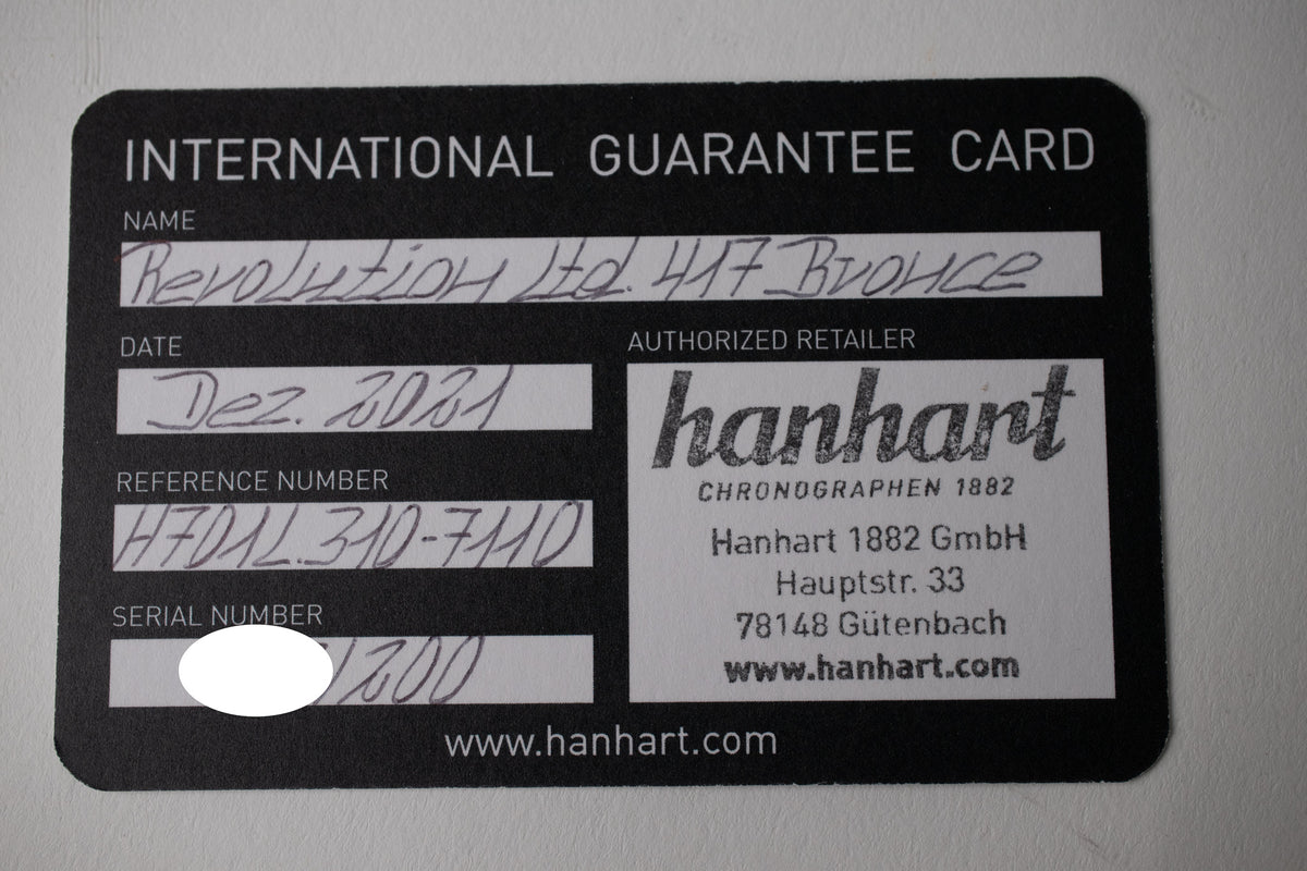 Hanhart 417 Chronograph Edition No.2 Copperhead Pioneer