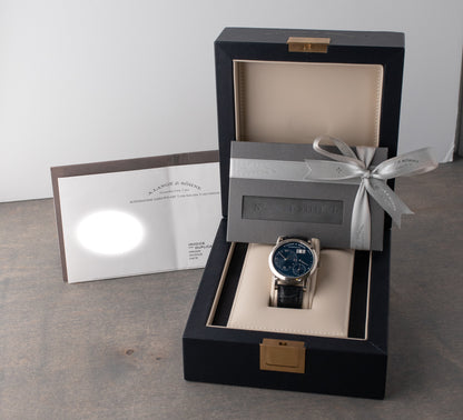 Pre-Owned: A.Lange & Sohne Lange 1 White Gold Deep Blue Dial