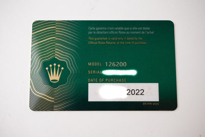 Rolex Datejust 126200