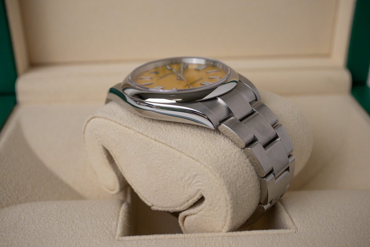 Rolex OP 41 Mustard Yellow 124300