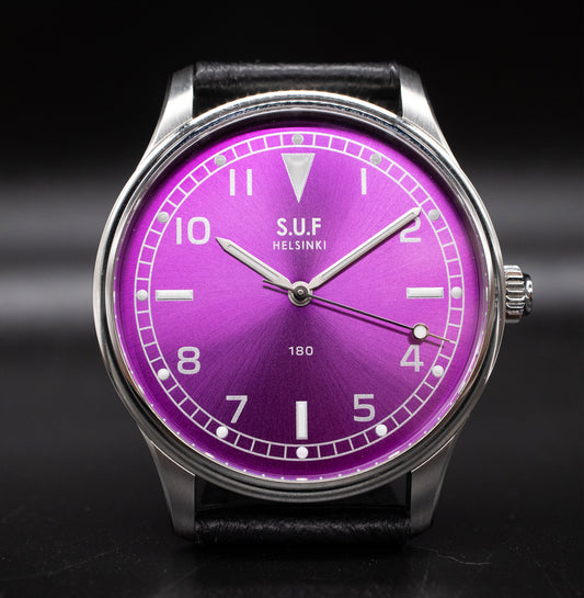 Pre-Owned Purple Dial Suf Helsinki 180 "LT" Limited Edition